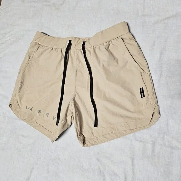 ASRV Tetra Lite 5" Unlined Men Shorts Size L Beige Nylon DSG - 0751 - Picture 12 of 14